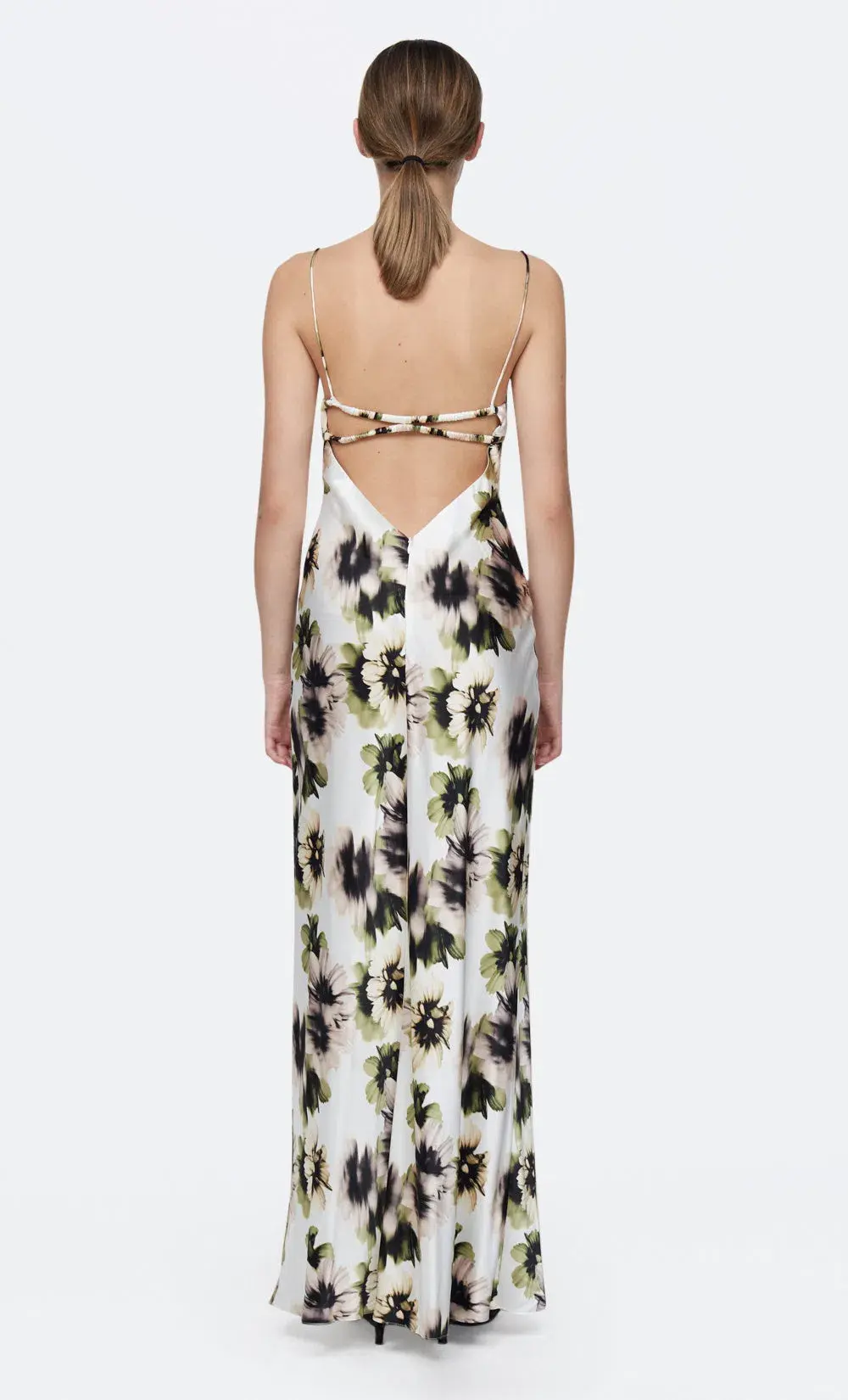 Bec & Bridge Bloom Silk Maxi Dress Floral Size 8 - Image 2