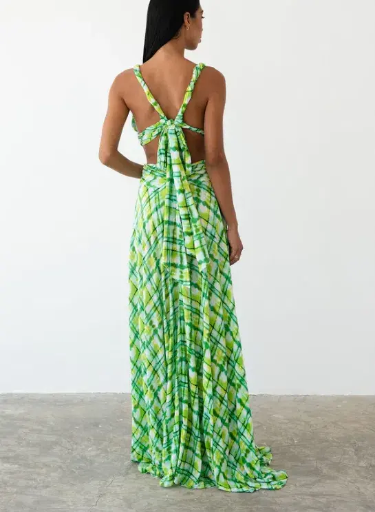 Le Salty Label Skylar Gown Green Multi Size M / AU 10 / medium - Image 7