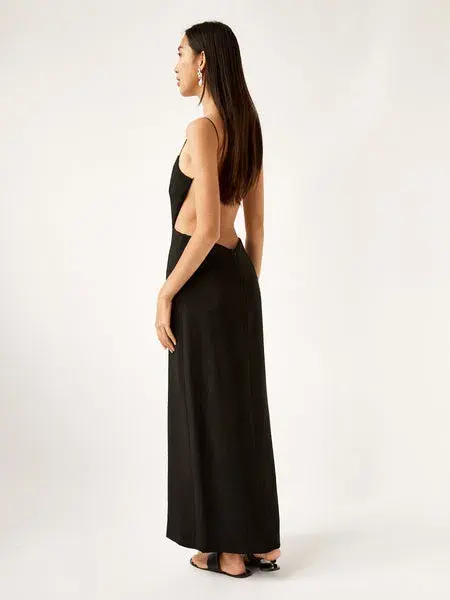 Christopher Esber Redux Backless Dress Black Size 12  for rent on The Volte - main image