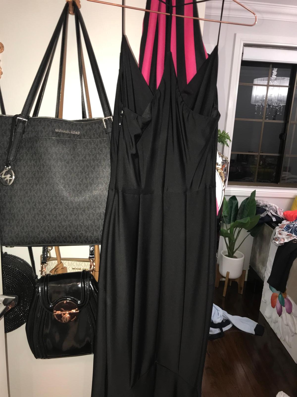 Sheike Black Bodycon Dress Size 6 - Image 6