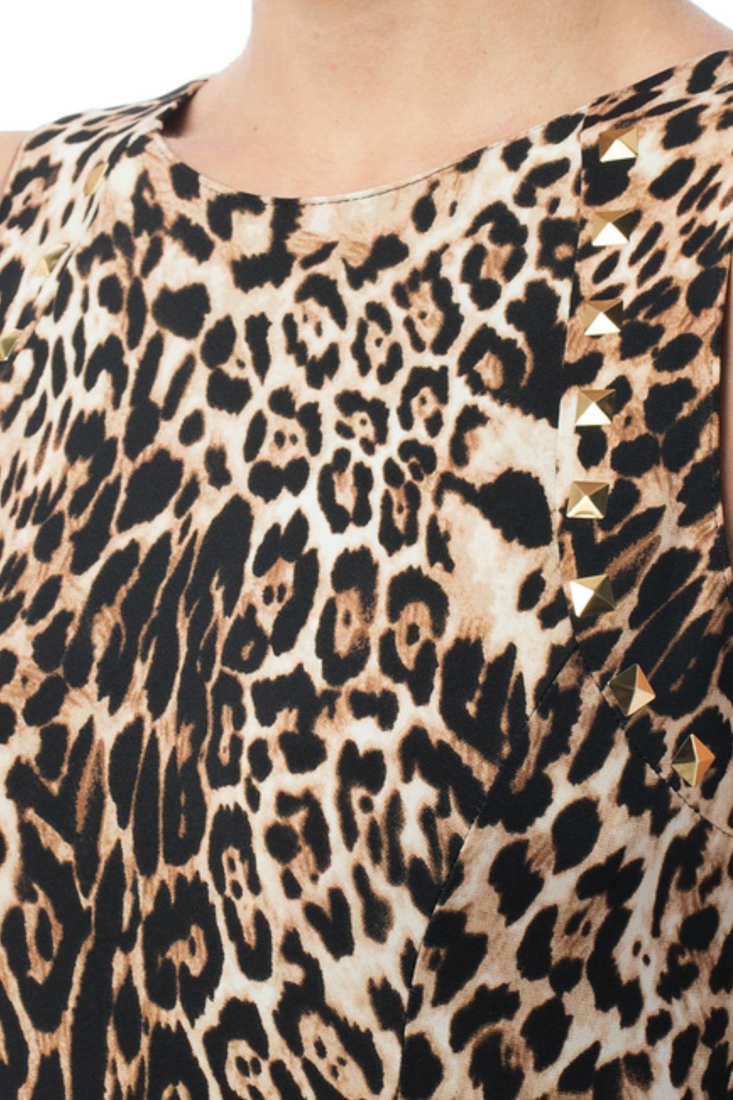 JOSEPH RIBKOFF Leopard print maxi dress for rent on The Volte - main image