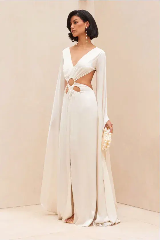 Cult Gaia Jasmin Dress White Size 8 - Image 2