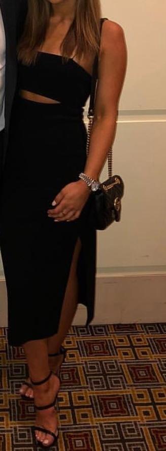 Bec & Bridge Midi Dress Black Size 8 - Image 1