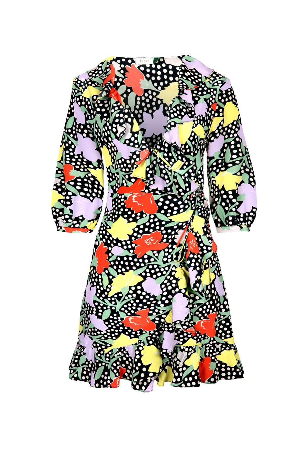 Rixo London- Abigail Polka Dot Garden Dress for rent on The Volte - main image