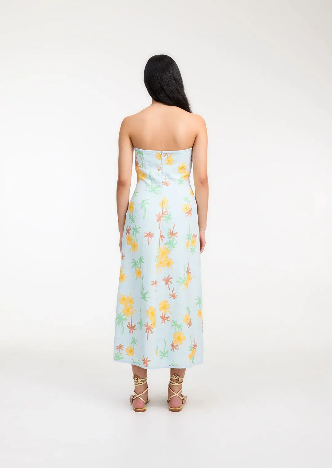 Roame Amulet Dress in Positano Size 8  for rent on The Volte - main image