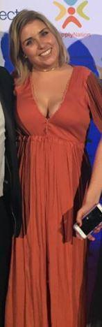 Bec & Bridge Shifting Sands Maxi Dress Rust Size 12 - Image 4