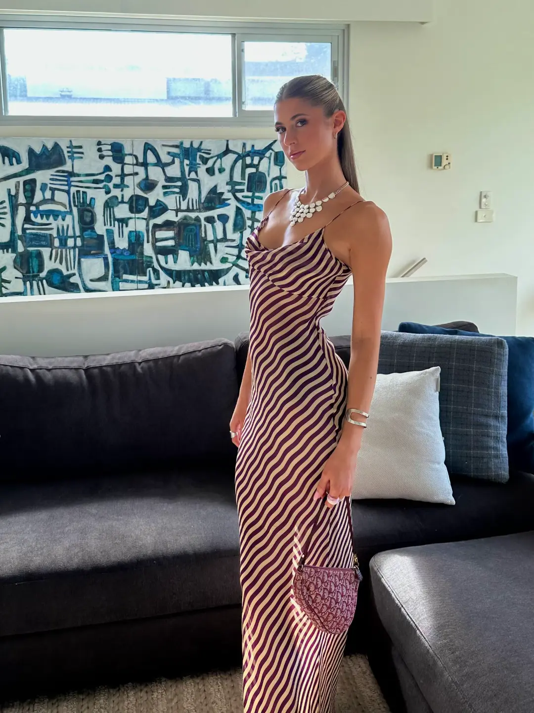 Rat & Boa Assisi Maxi Dress Print Size S / AU 8 for rent on The Volte - main image