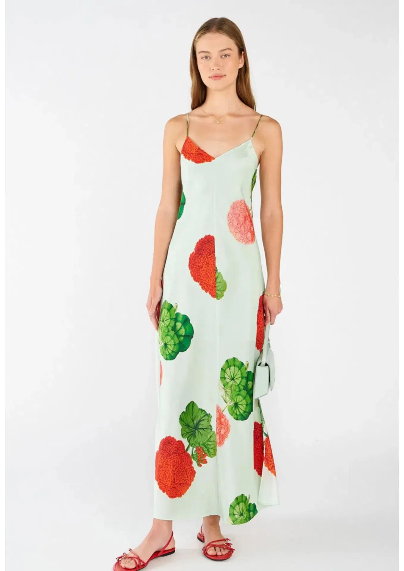 Oroton  Posie Garden Print Slip Dress Floral Size 12 - Image 1