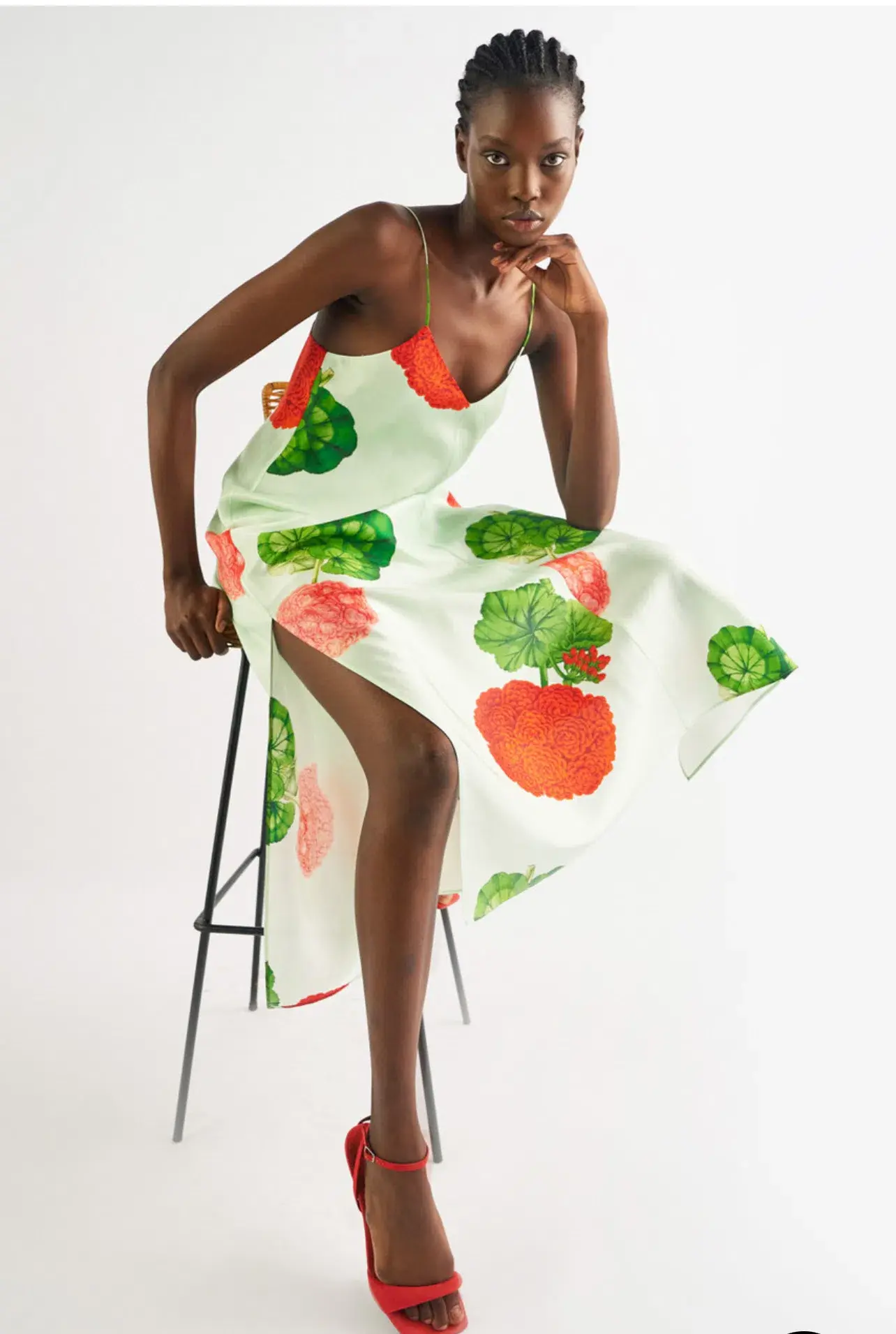 Oroton  Posie Garden Print Slip Dress Floral Size 12 - Image 5