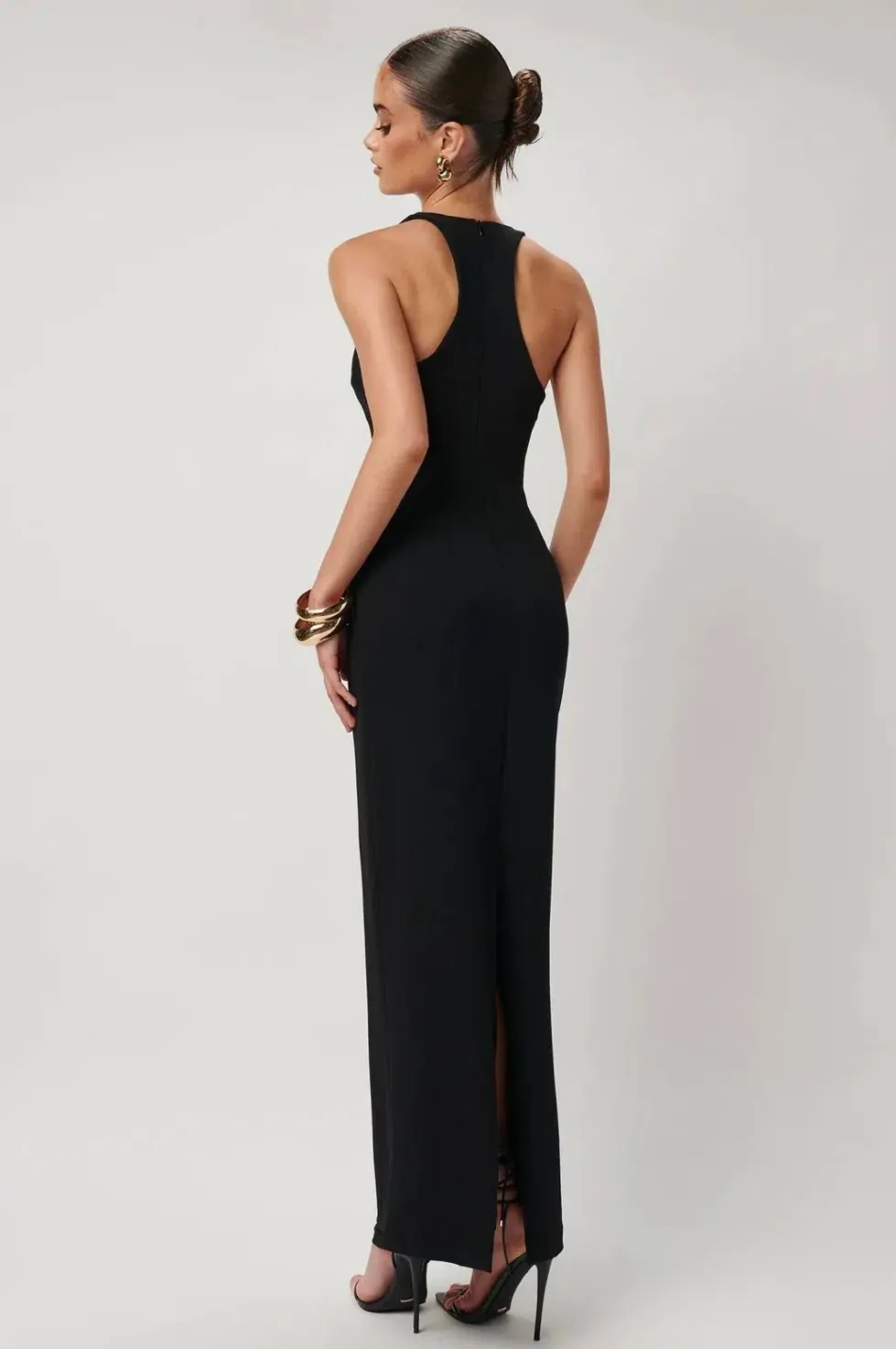 Effie Kats Eiza Gown Black Size 10 for rent on The Volte - main image