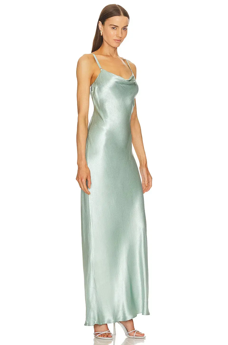 Bec & Bridge Malia Open Cross Back Maxi Dress in Seafoam Green Size XS / AU 6 - Image 2