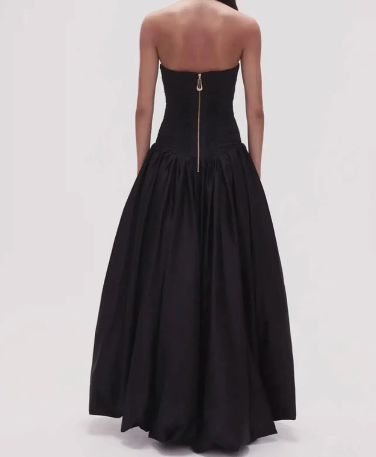 Aje Violette Bubble Hem Maxi Dress Black Size 6 - Image 2