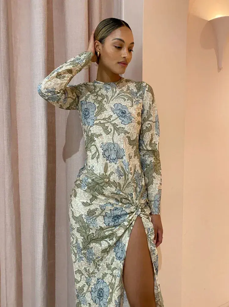 Sir the Label Maev Gown in Florence Print Size 1 / AU 8 for rent on The Volte - main image