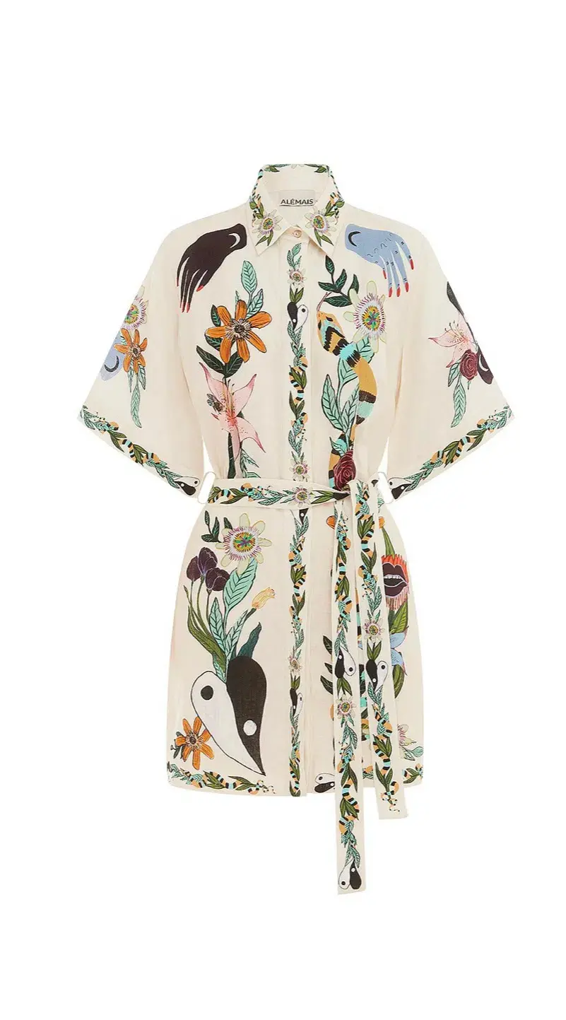 Alemais Meagan Mini Dress Print Size 6 for rent on The Volte - main image