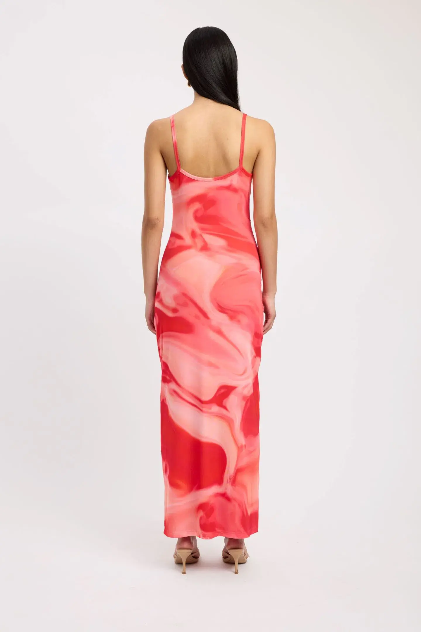 Kookai Haven Slip Dress Pink Multi Size 40 / AU 12 - Image 2