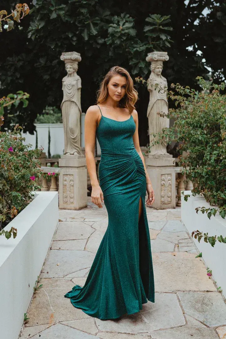Tania Olsen Shanghai Dress Green Size 8 - Image 1