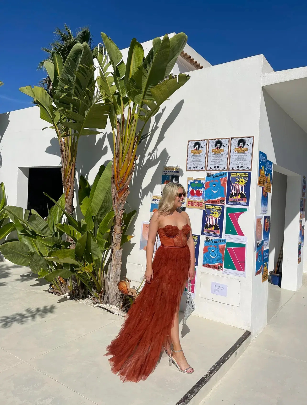 For Love and Lemons Bustier Gown in Rust Size 10  - Image 3