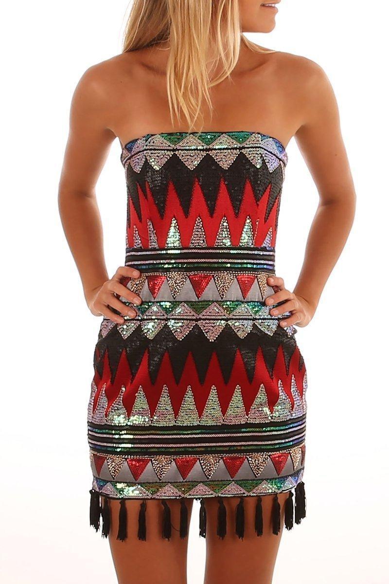 Eliya The Label Perplex Dress Sequin Size 6 - Image 5