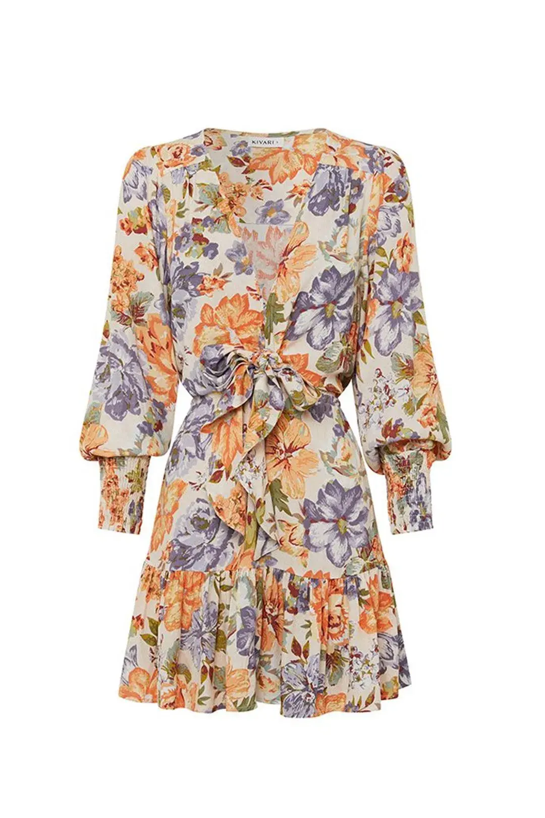 Kivari Aster Mini Dress Floral Size XS/Au 6 for rent on The Volte - main image