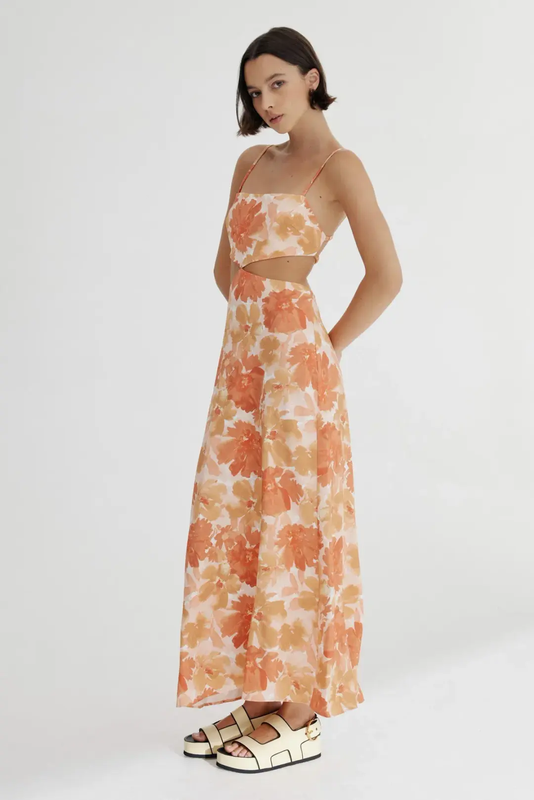 Significant Other Maeve Maxi Dress in Scarlett Poppy Floral Size 12 for rent on The Volte - main image