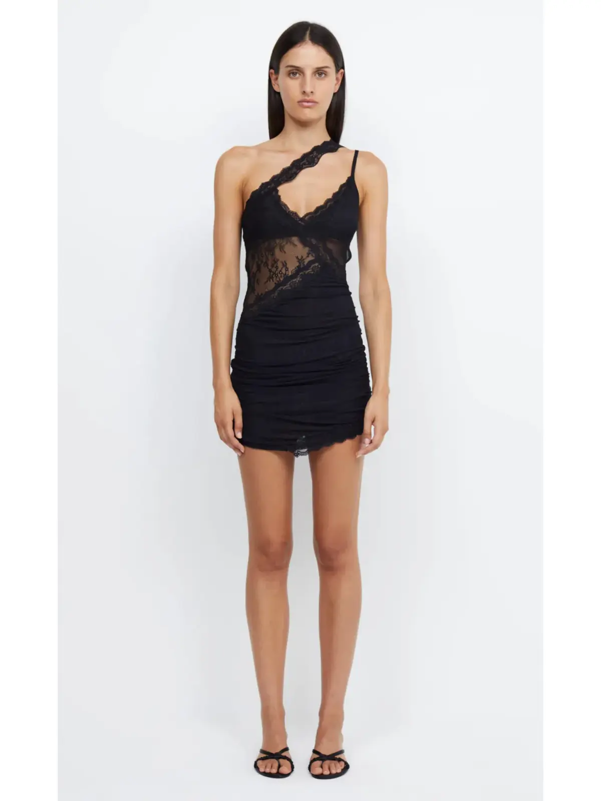 Bec & BridgeRia Asym Mini Dress Black Size AU 6  - Image 1