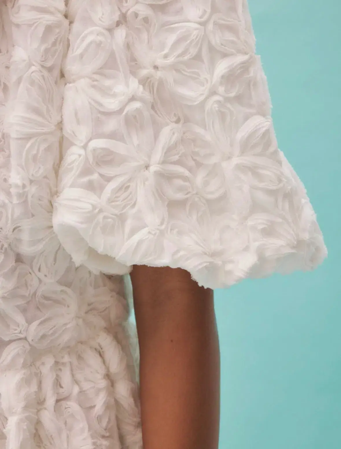 Alemais Iggy Embroidered Mini Dress White  Size 16 - Image 4