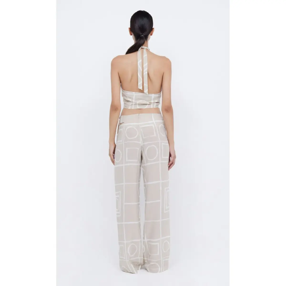 Bec & Bridge Salma Top Size 6 and Pants Size 8 Set in Beige  - Image 2