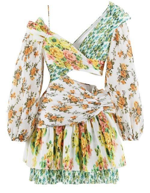 Zimmermann Golden Surfer Dress Floral Size 0P/Au 6 - Image 3