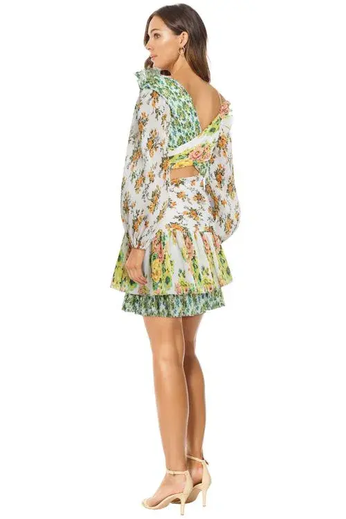Zimmermann Golden Surfer Dress Floral Size 0P/Au 6 - Image 2