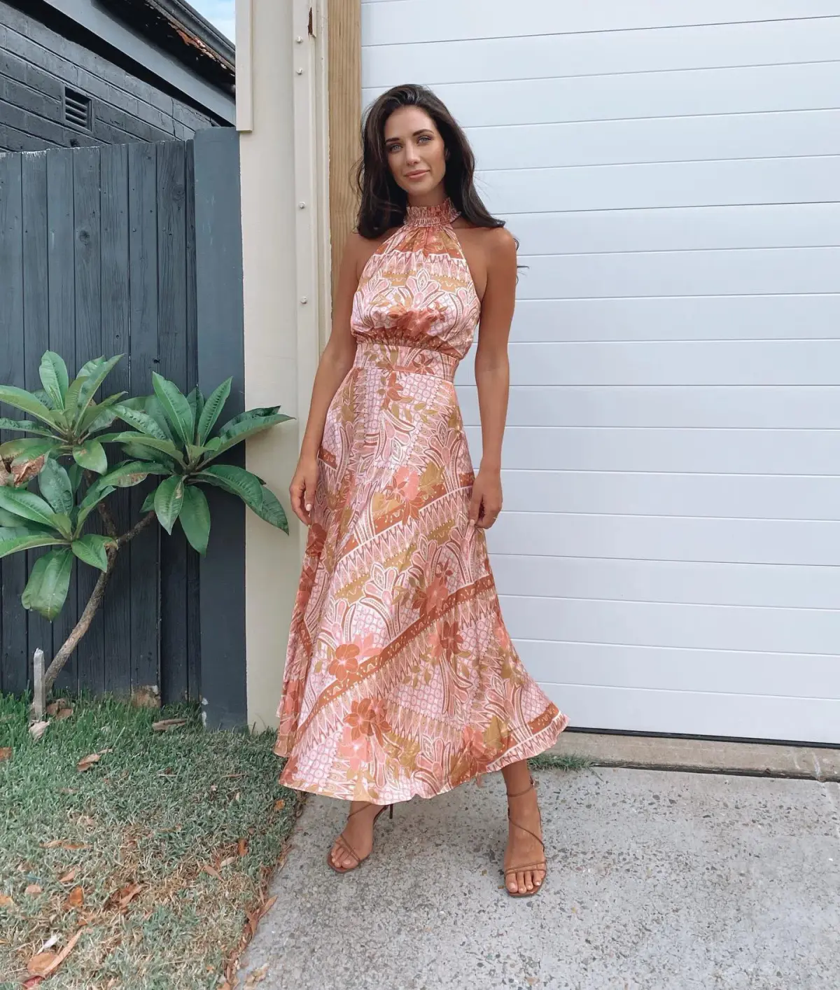 Sheike Cleopatra Dress Floral Size 16 - Image 1