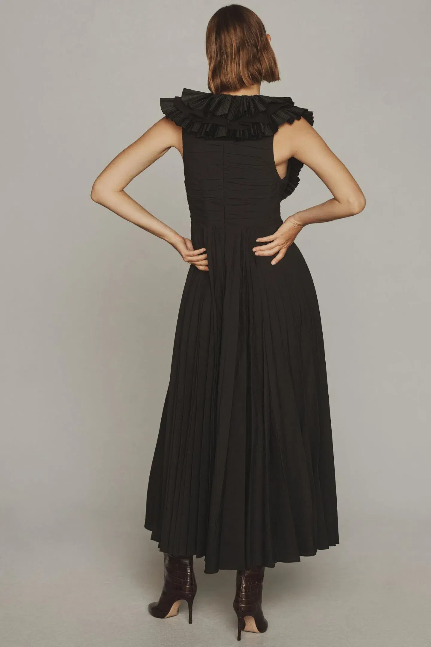 Acler Elsher Maxi Dress Black Size 8  - Image 3