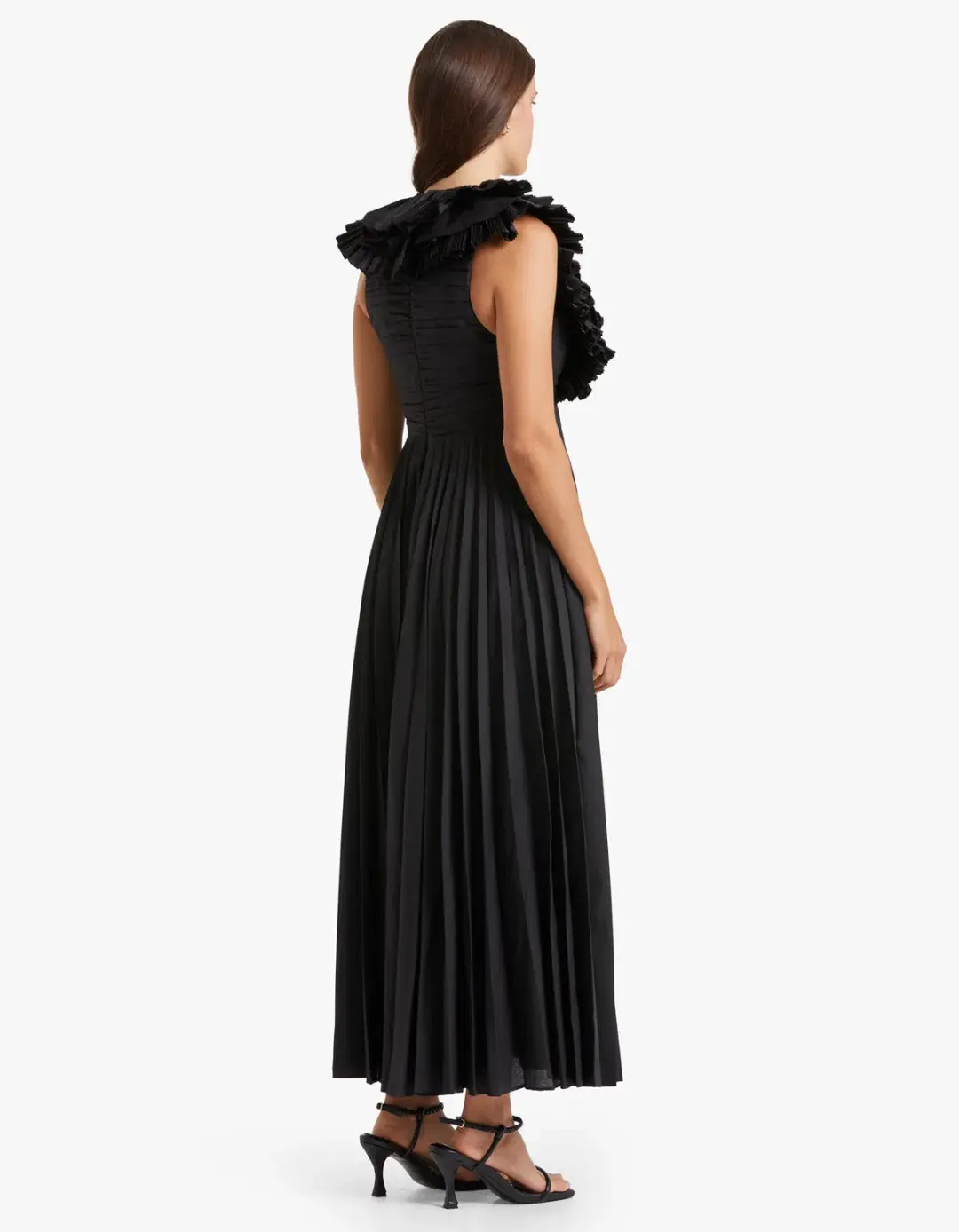 Acler Elsher Maxi Dress Black Size 8  for rent on The Volte - main image