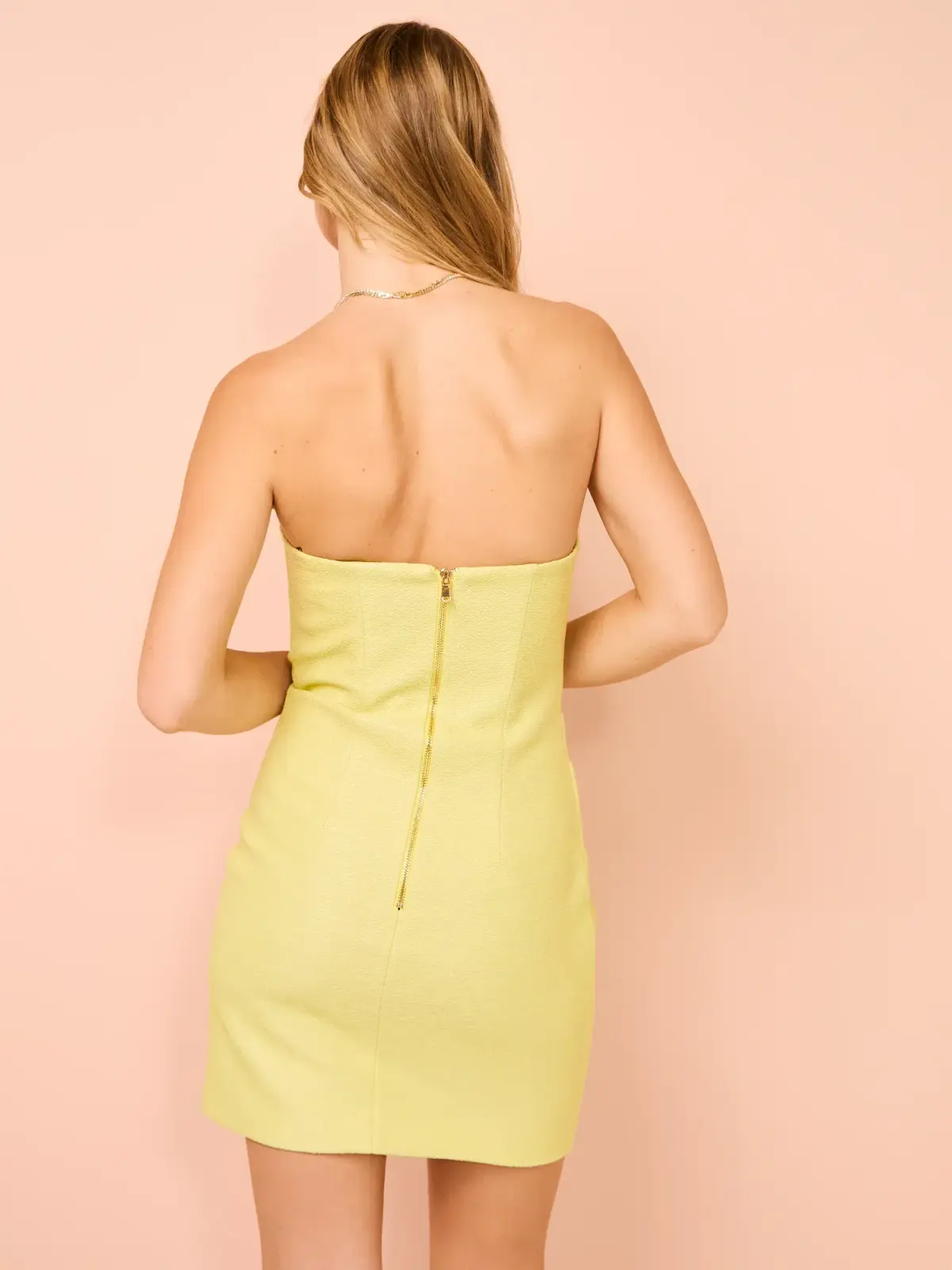Manning Cartell Love Blossoms Raffia Mini Dress In Limoncello Yellow Size 12 - Image 3