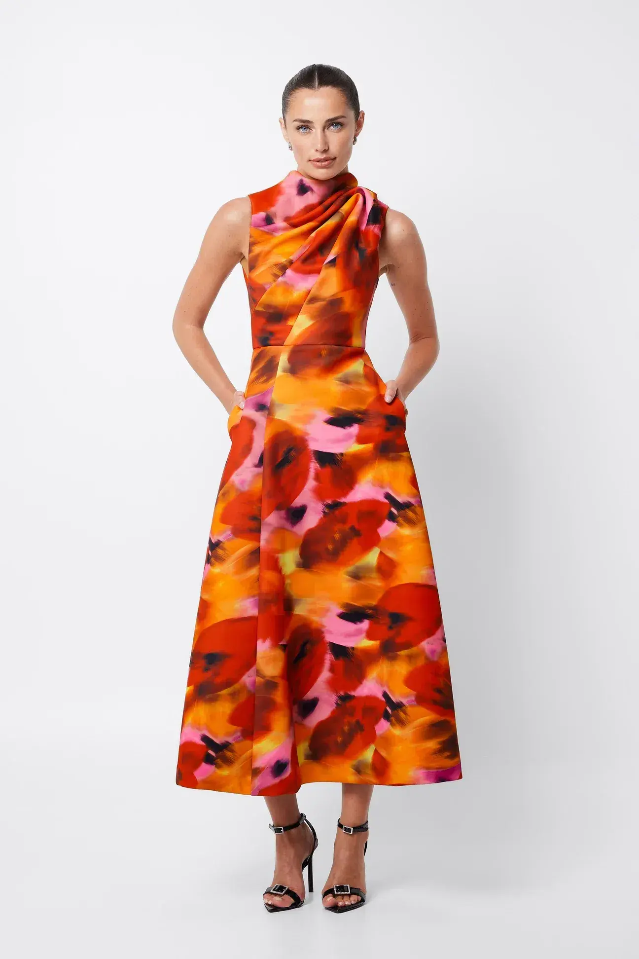 Mossman Allure Maxi Dress Multi Size 10 - Image 1