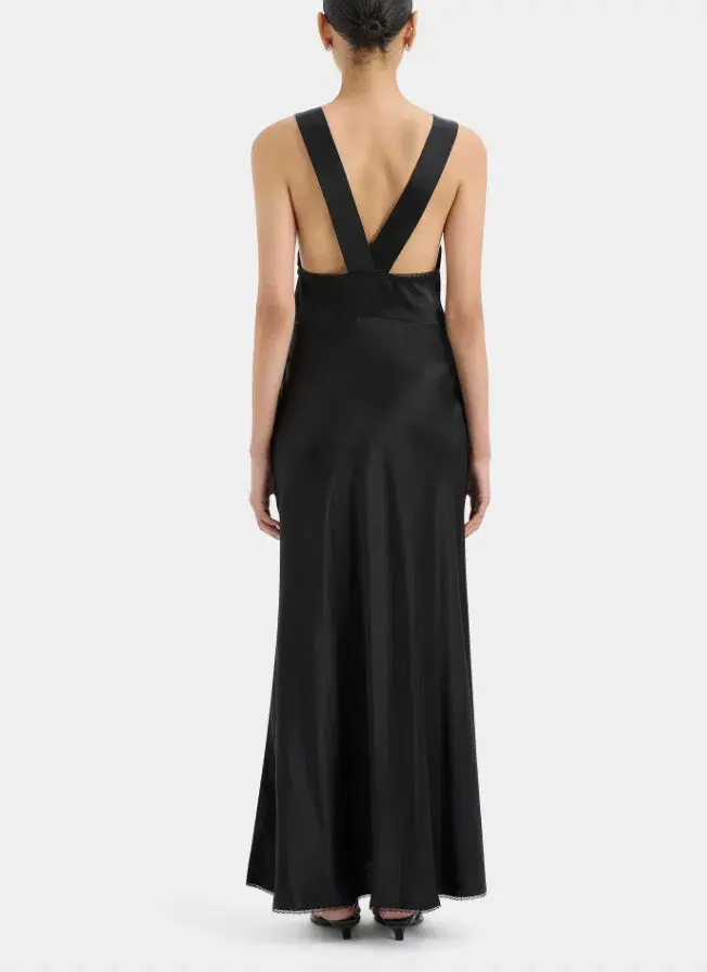 Sir the Label Aries Cut Out Gown Black Size 6 - Image 2