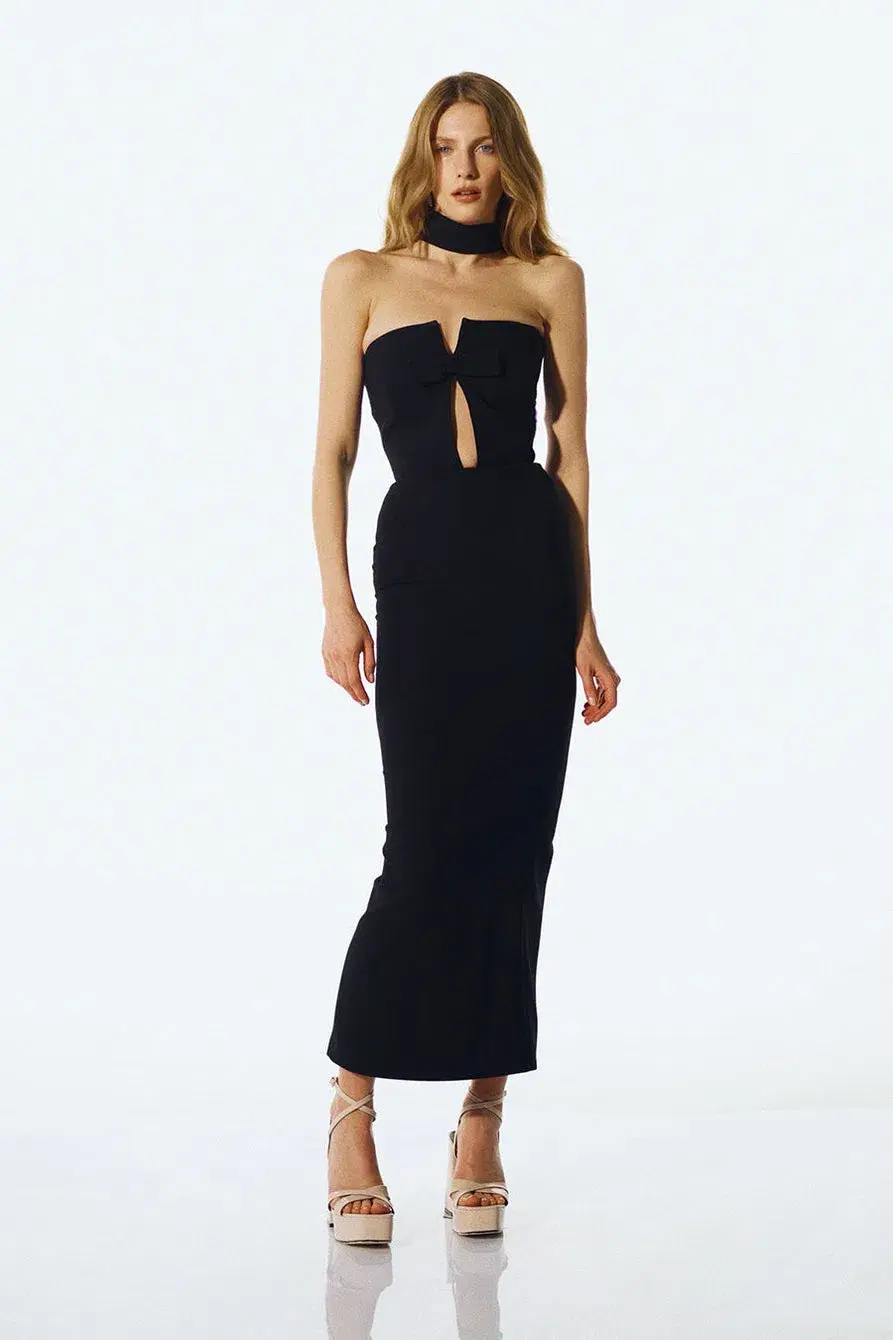 THE NEW ARRIVALS by İlkyaz Özel Holly in Sing Sing Dress Black Size 6/XS - Image 1