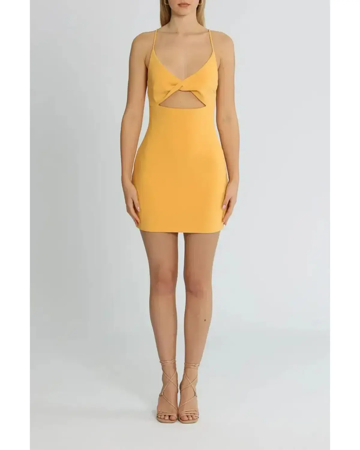 Bec & Bridge Cammi Mini Dress Orange Size AU 6 - Image 1