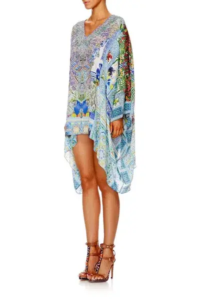 Camilla My Marjorelle Split Shoulder Short Kaftan One Size - Image 3
