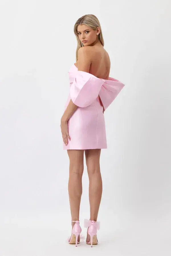 Bianca & Bridgett Eden Mini Dress Pink Size 8 - Image 3