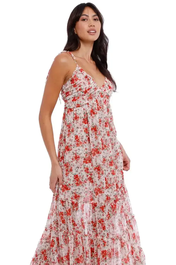 Misa LA Fallon Maxi Dress Floral Size 12 - Image 4