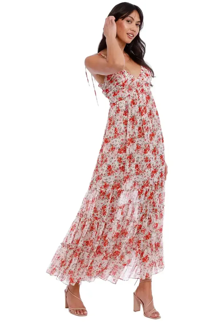Misa LA Fallon Maxi Dress Floral Size 14 - Image 4