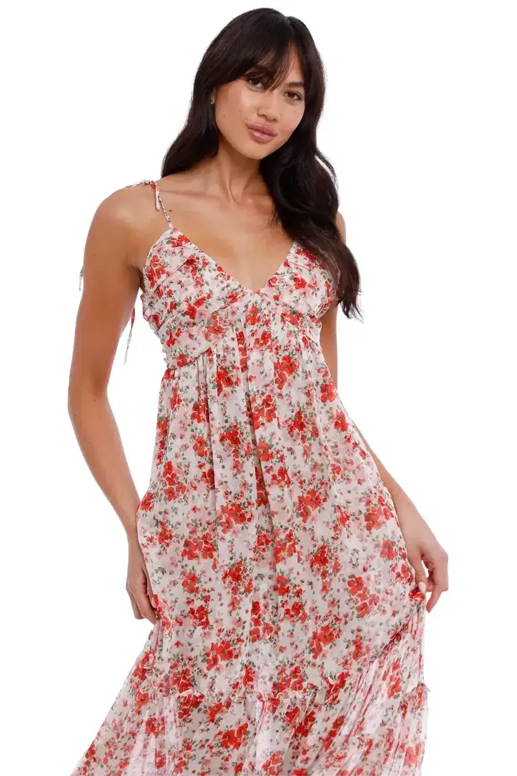 Misa LA Fallon Maxi Dress Floral Size 8 - Image 2