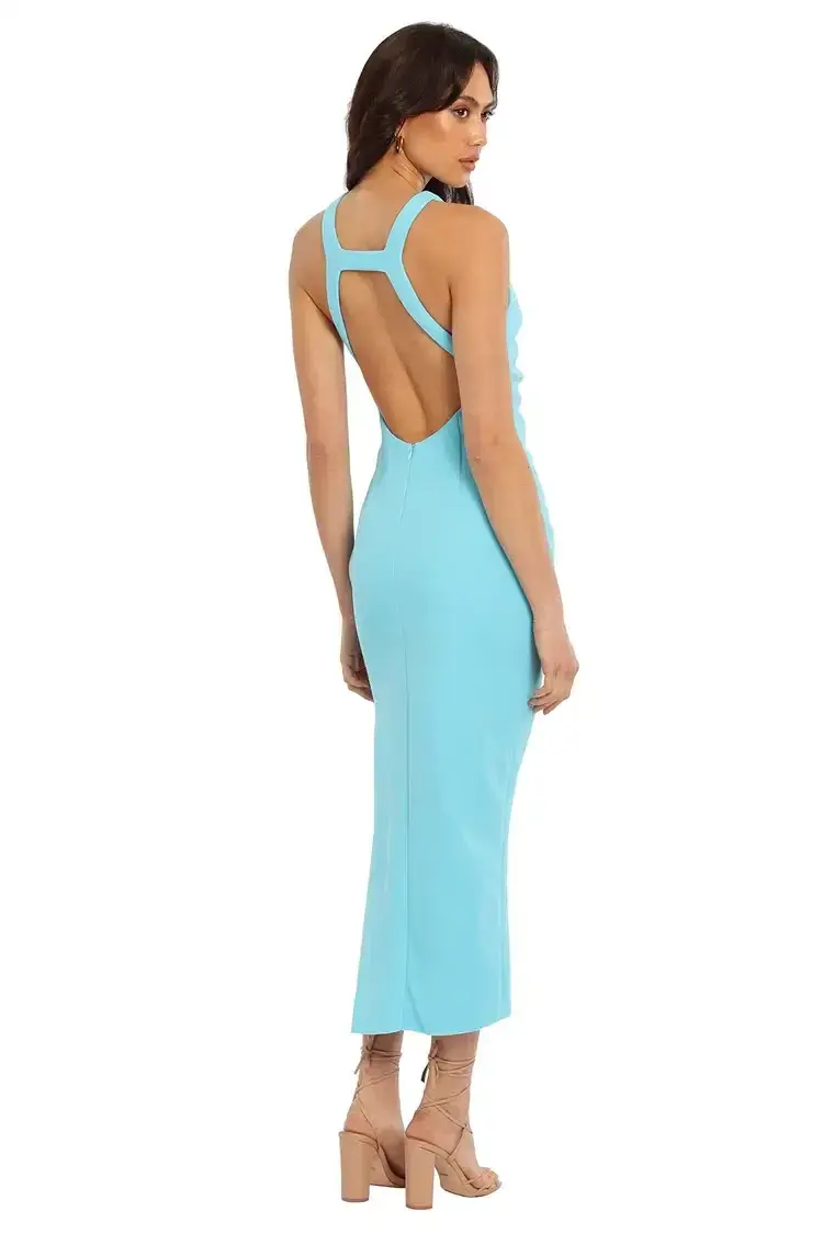 MISHA Marjorie Midi Dress Blue Size 16 - Image 3