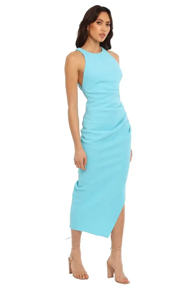 MISHA Marjorie Midi Dress Blue Size 16 - Image 2