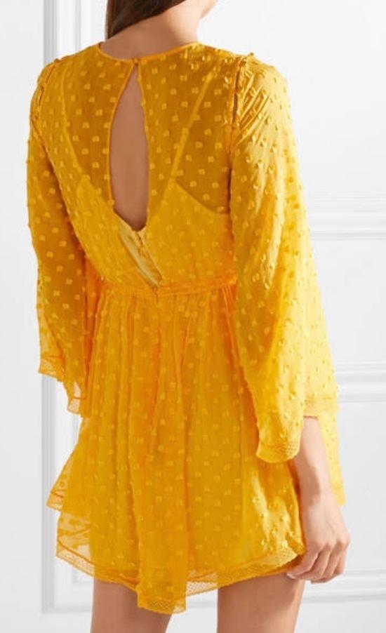 Alice McCall Gidget Mini Dress Yellow Size 12 - Image 3