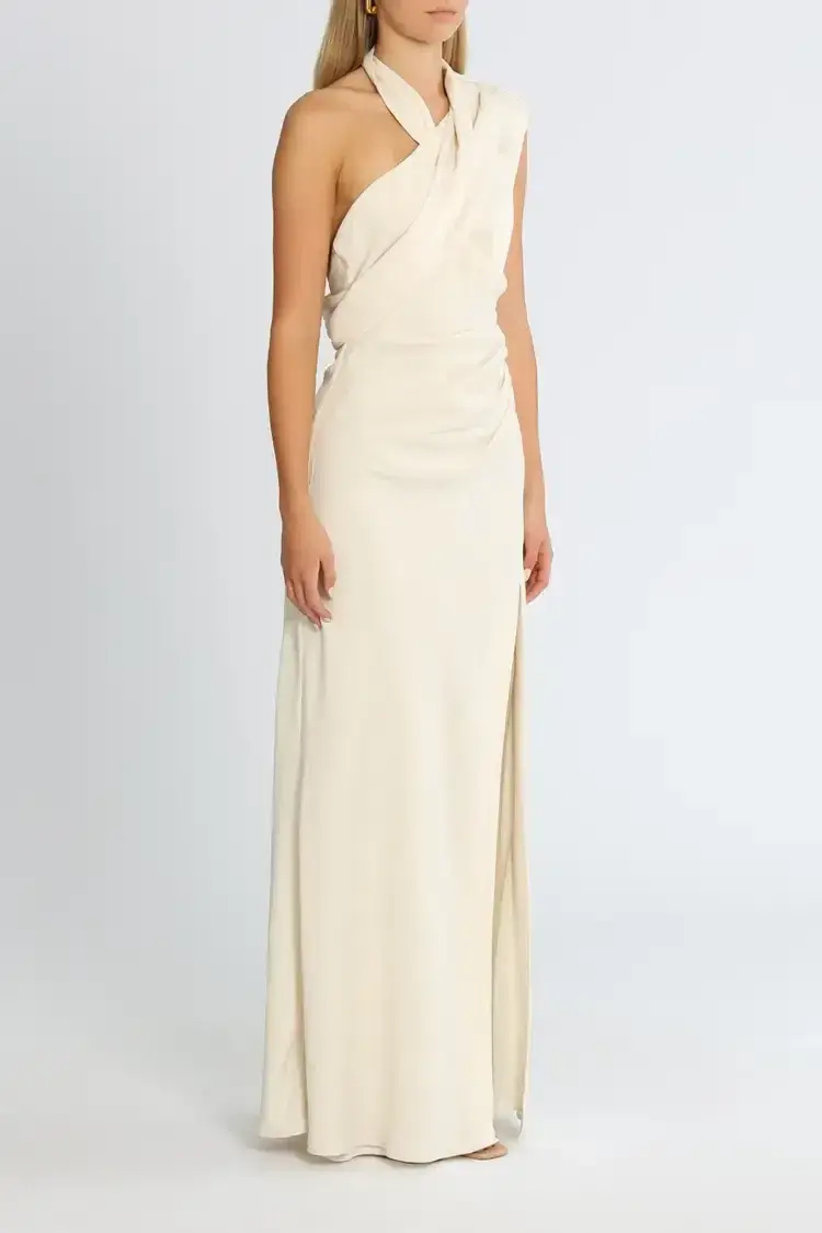 Misha Bella Gown in Ivory Size 8 - Image 2