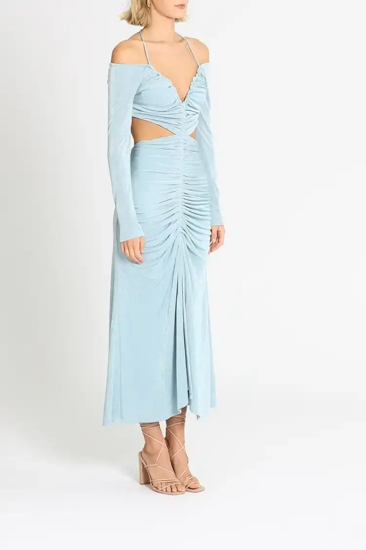 MISHA Straker Midi Dress Topaz Size 12 - Image 2