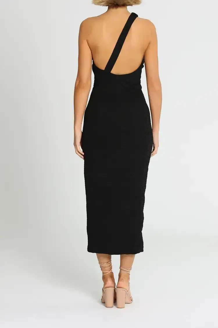MISHA Hanna Midi Dress Black Size 10/M - Image 3