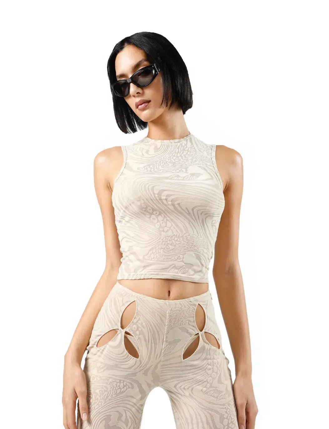 I.AM.GIA Amina Top and Pant Tan Size XS / AU 6 - Image 2