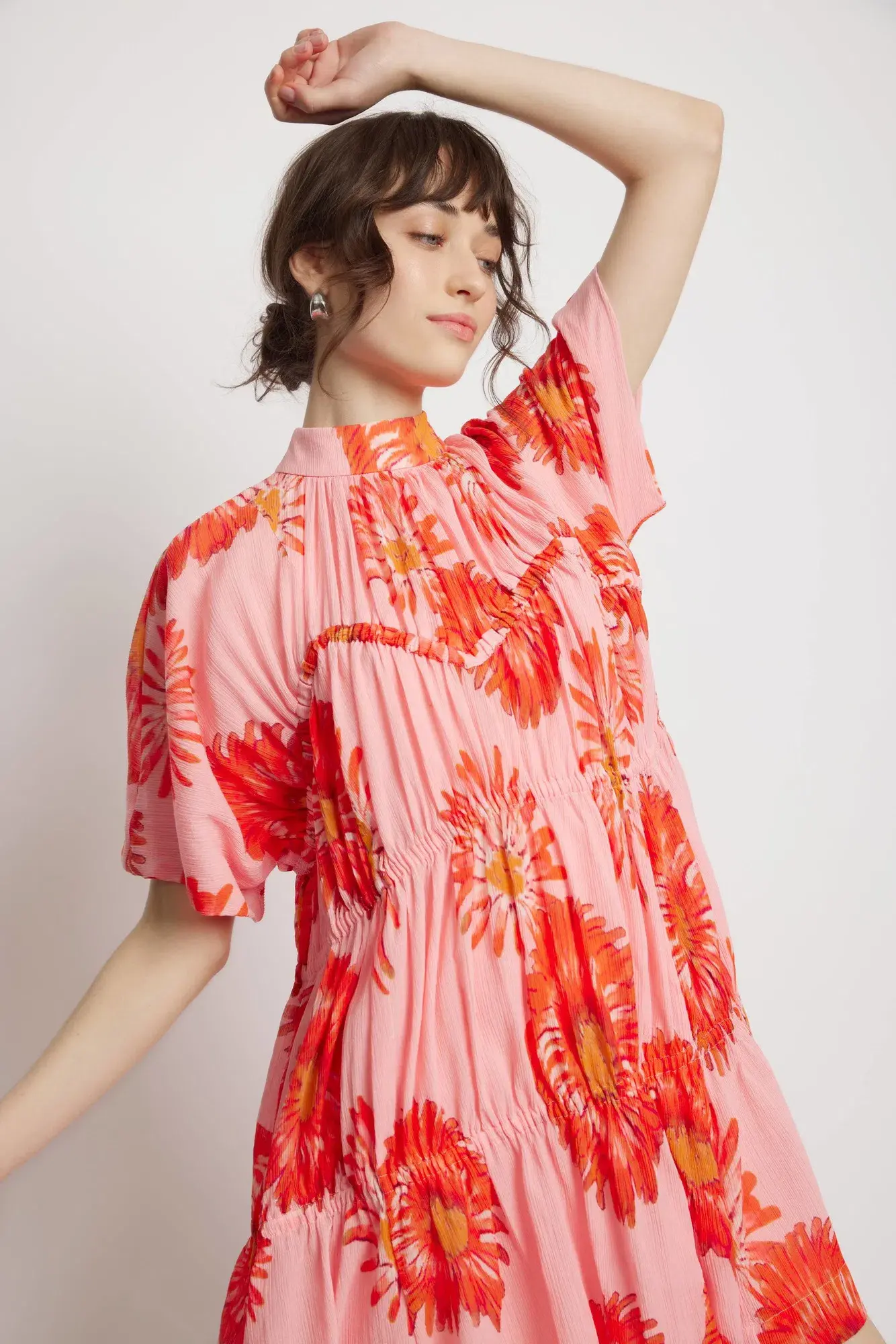 Sunset Lover Wildfire Babydoll Dress Wildflower Print Size AU 10 - Image 2